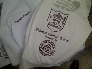 Meeting with parents and handing over Legacy tracksuits