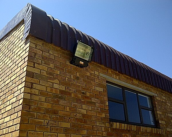 Floodlights installed by Legacy funds
