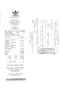 Payments for tracksuits - 3 02 2012